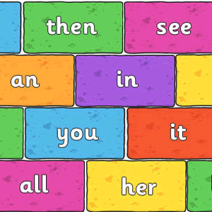Click here for our High Frequency Words game.