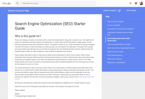 google-seo-starter-guide