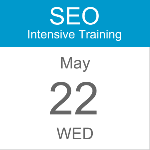intensive-seo-training-course-calendar-icon-2019-may-22