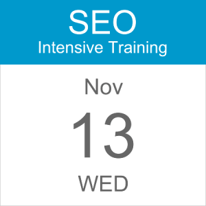 intensive-seo-training-course-calendar-icon-2019-nov-13